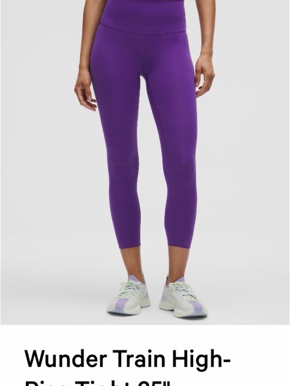 lululemon athletica Purple Wunder Train High-Rise Leggings